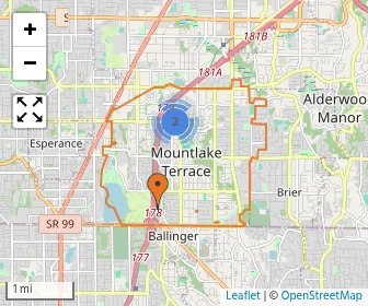 Area schools map